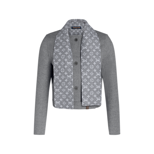 Scarf Collar Jacket front view