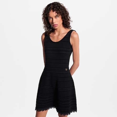 Scoop Back Striped Dress in Women's High Summer } collections by Louis Vuitton (Product zoom)