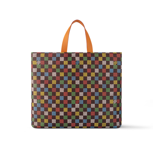 Shopper Tote MM Damier Ebene Canvas in Bags and Small Leather Goods's Men Bags Newness collections by Louis Vuitton (Product zoom)