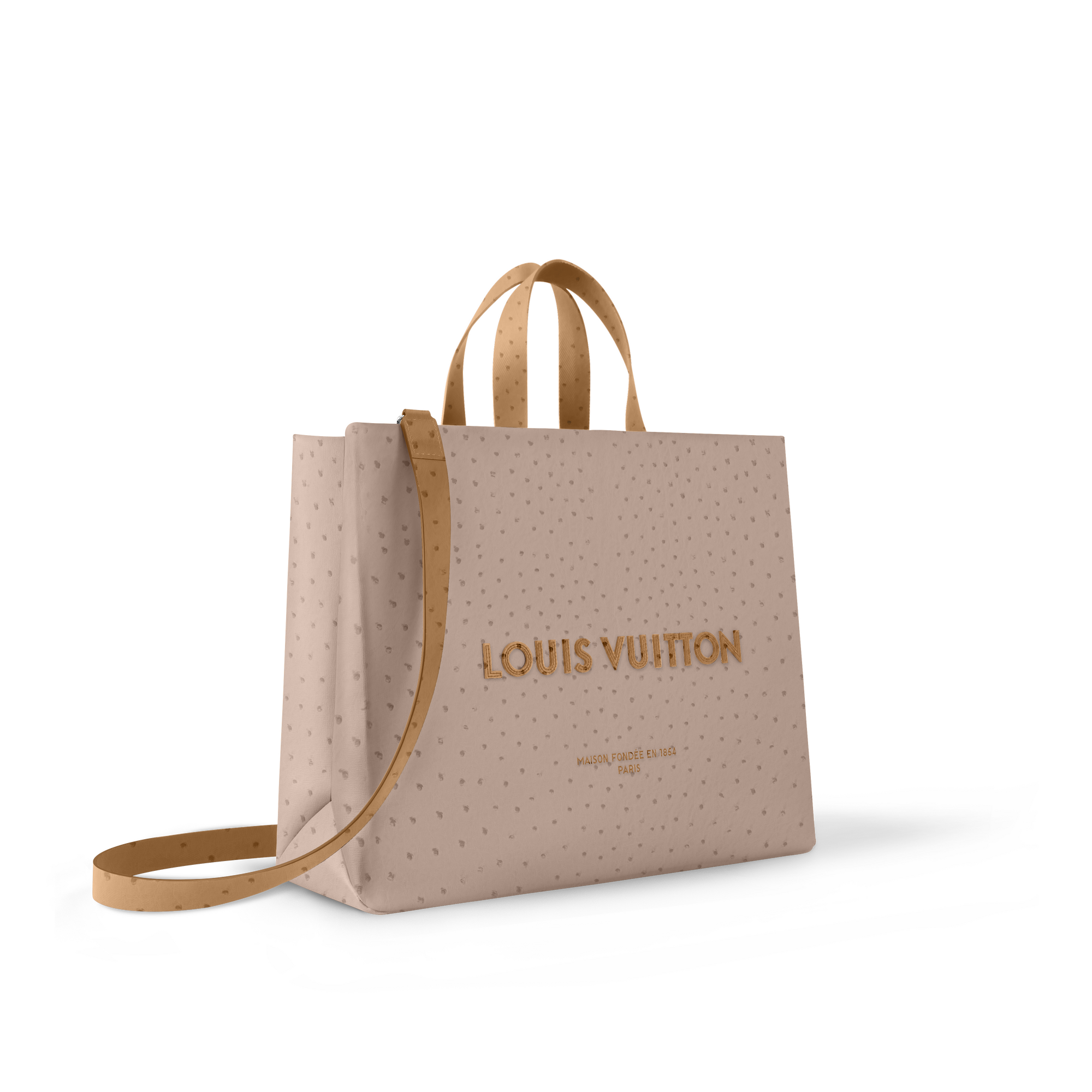 Shopper Tote MM Autruche in Les Extraordinaires