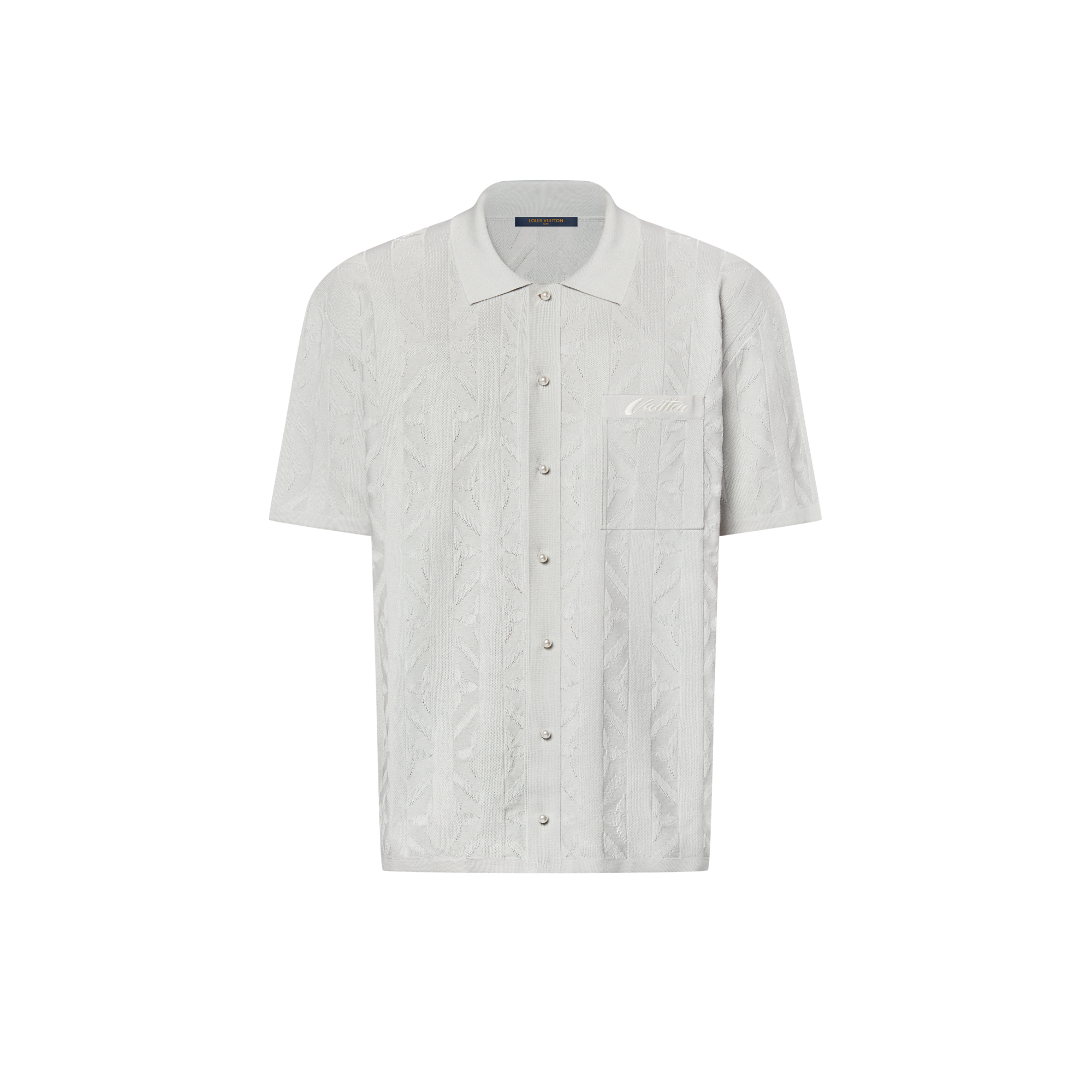 Short-Sleeved Knit Shirt  in Men