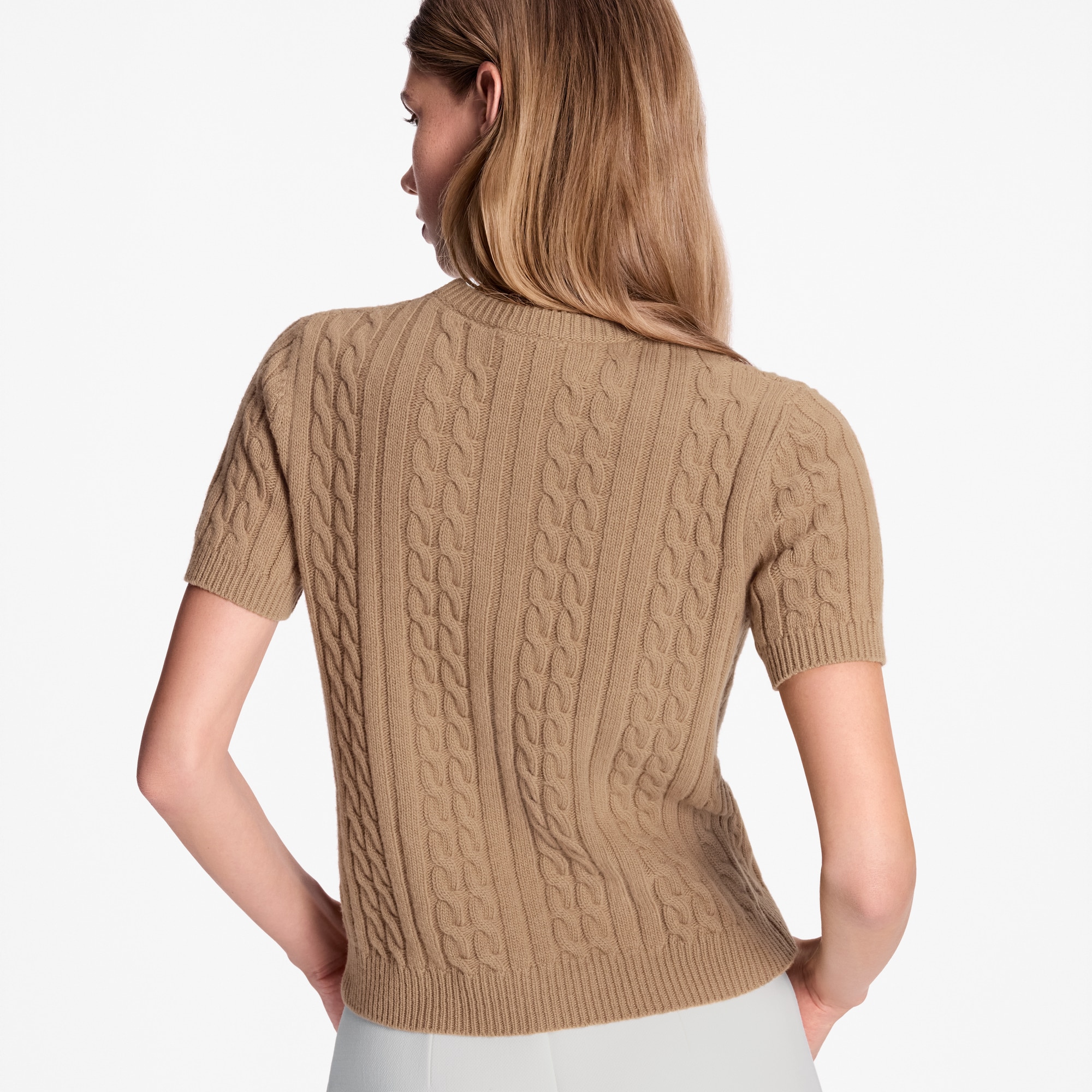 Signature Cable Knit Top  in Women