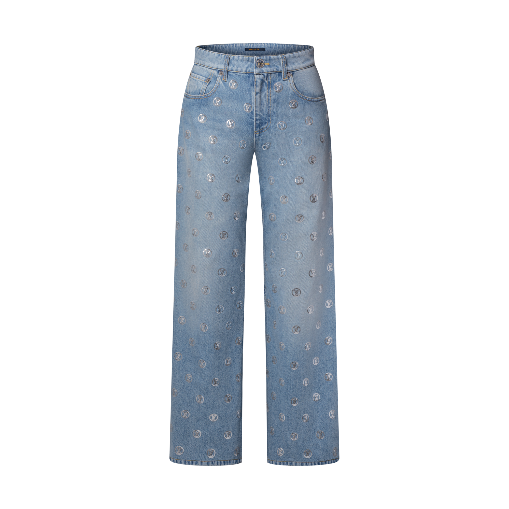 Signature Sequin Boot-Cut Jeans  in Women