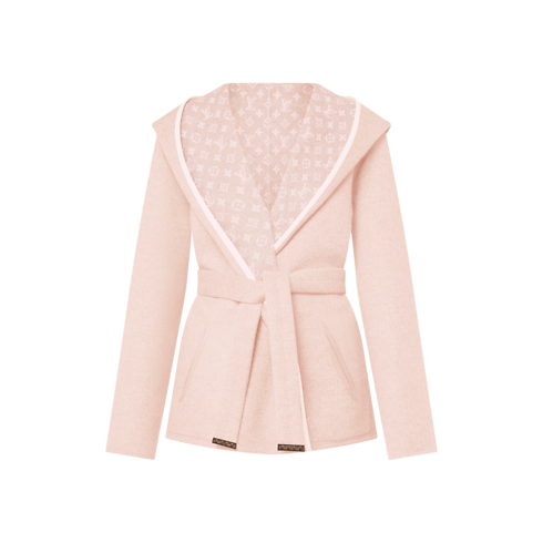 Signature Short Hooded Wrap Coat in Women's Ready-to-Wear Coats and Jackets collections by Louis Vuitton (Product zoom)