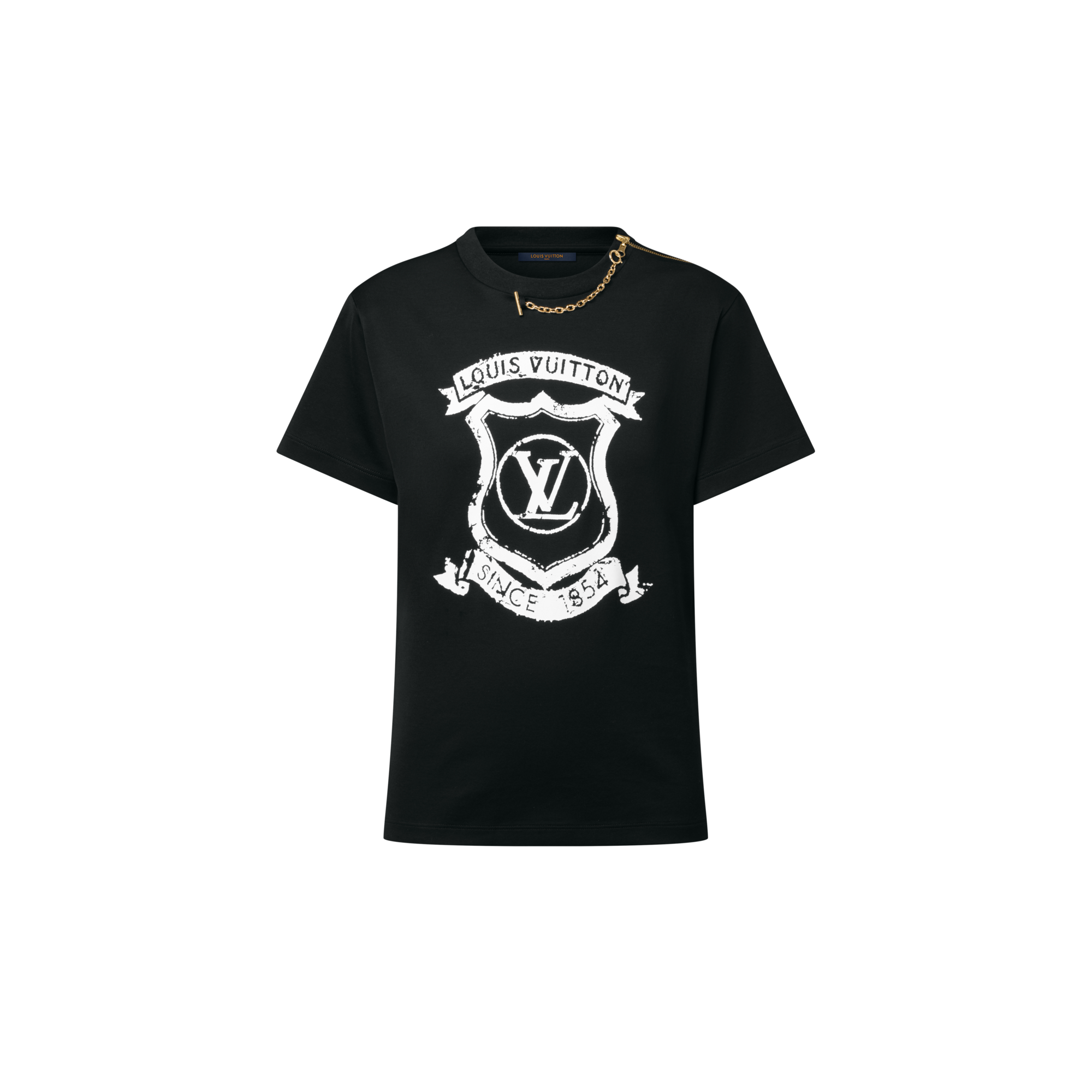 Signature Zipper Detail T-Shirt  in Women
