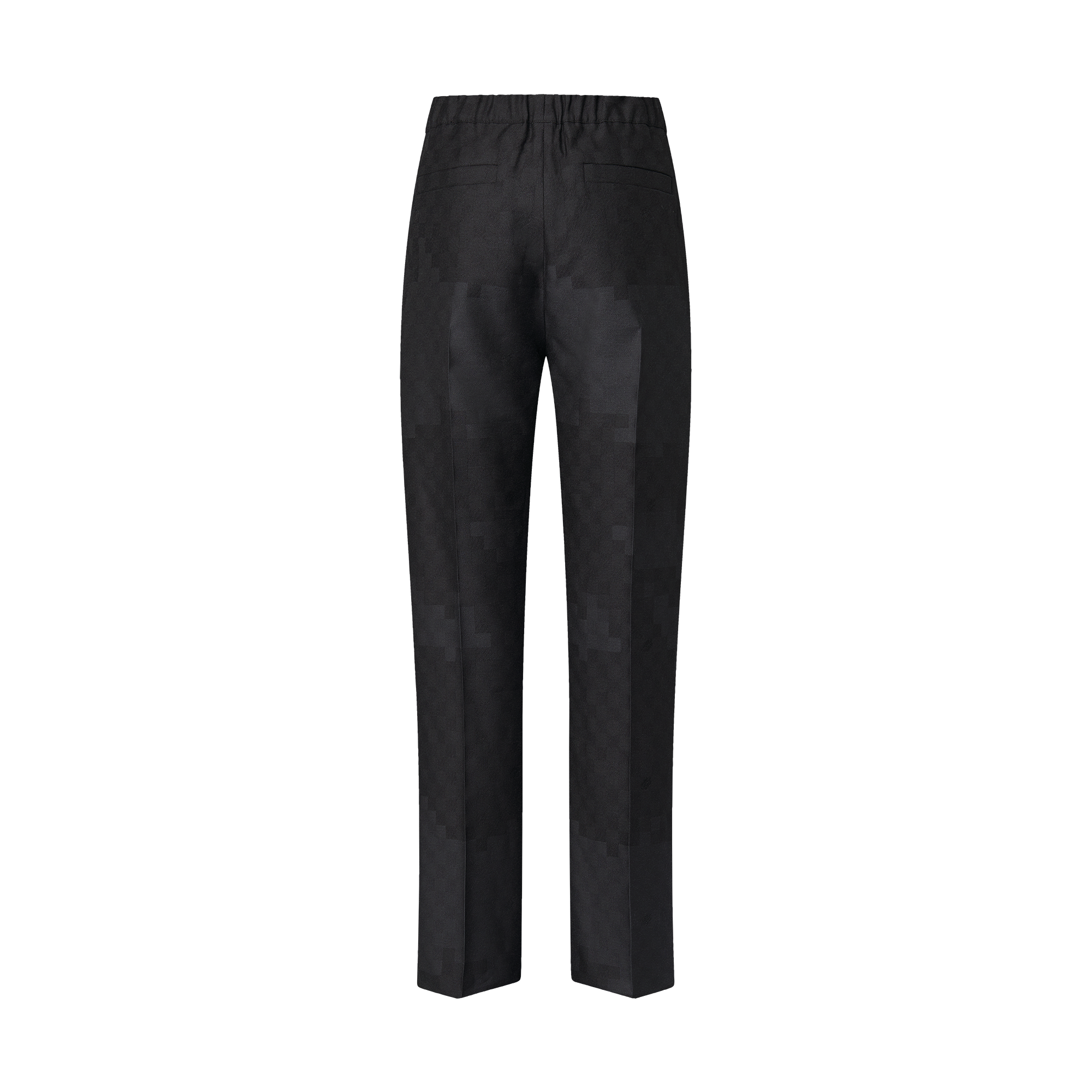 Silk And Wool Blend Drawstring Pants  in Men
