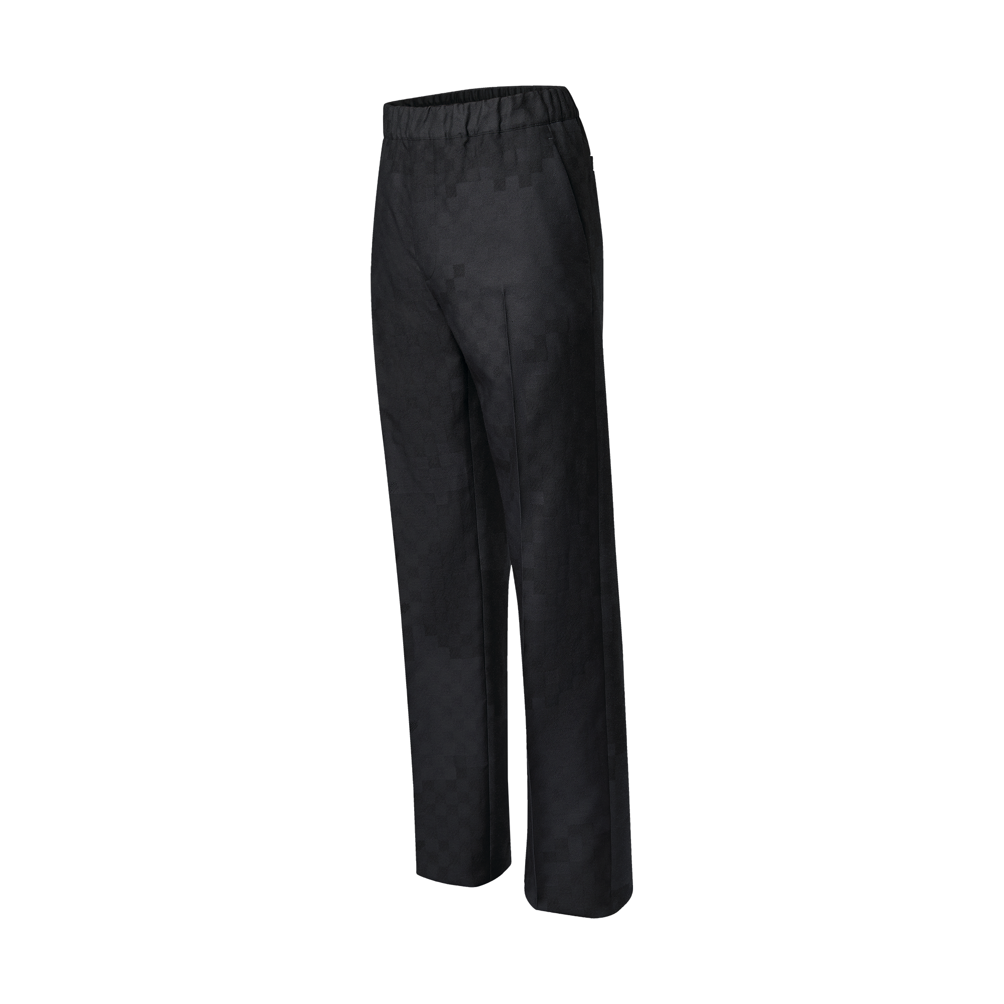 Silk And Wool Blend Drawstring Pants  in Men