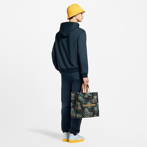 Silk Blend Signature Hoodie in Men's Ready-to-Wear Knitwear and Sweatshirts collections by Louis Vuitton (Product zoom)