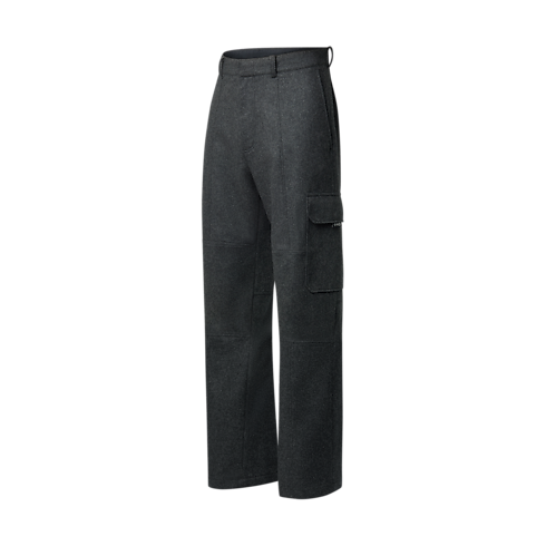 Silk, Cashmere And Wool Blend Double-Face Cargo Pants in Men's Ready-to-Wear Pants collections by Louis Vuitton (Product zoom)