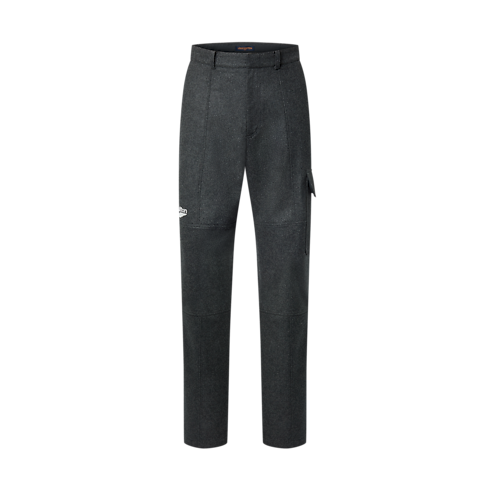 Silk, Cashmere And Wool Blend Double-Face Cargo Pants in Men's Ready-to-Wear Pants collections by Louis Vuitton (Product zoom)