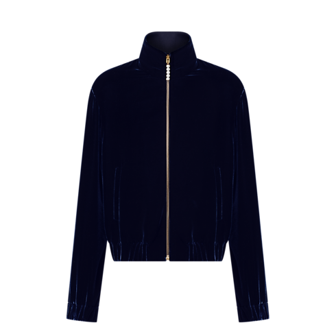 Silk Velvet Tracksuit Top in Men's Ready-to-Wear Outerwear and Coats collections by Louis Vuitton (Product zoom)