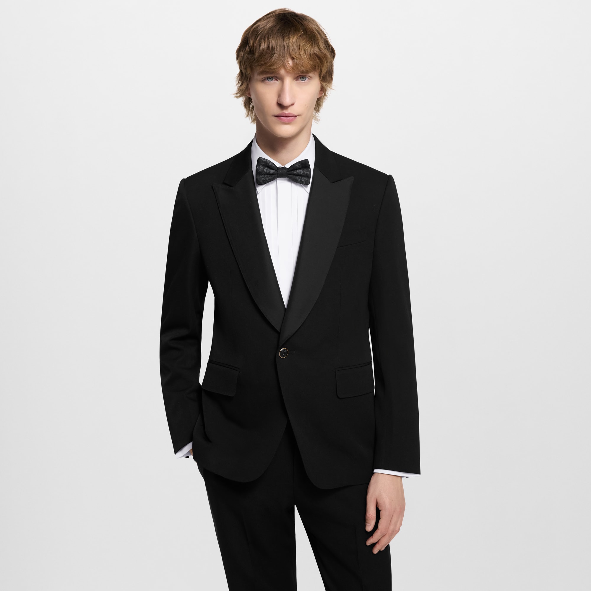 Single-Breasted Tuxedo Jacket   in Men