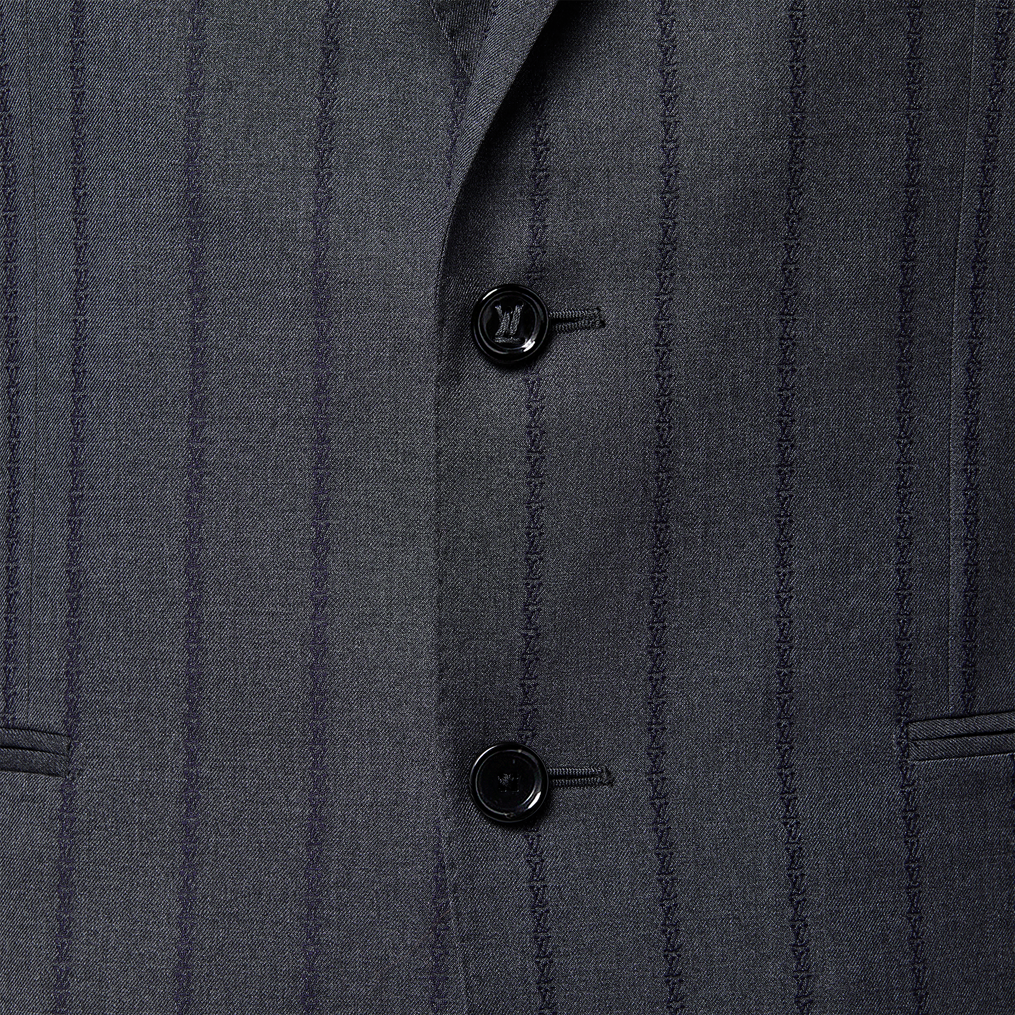 Single-Breasted Wool Pont Neuf Jacket  in Men
