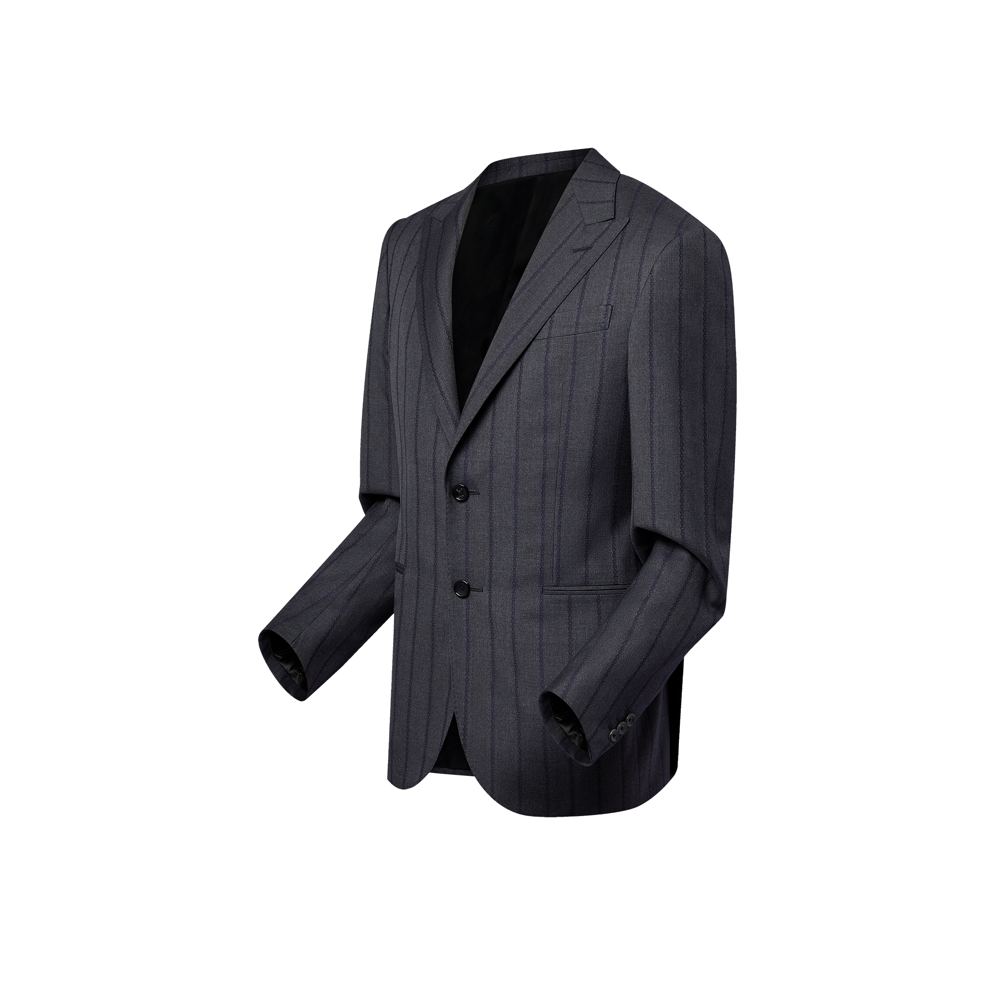 Single-Breasted Wool Pont Neuf Jacket  in Men