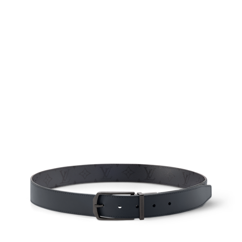 Slender Monogram Midnight 35mm Reversible Belt G72 in Men's Accessories Men's Belts collections by Louis Vuitton (Product zoom)