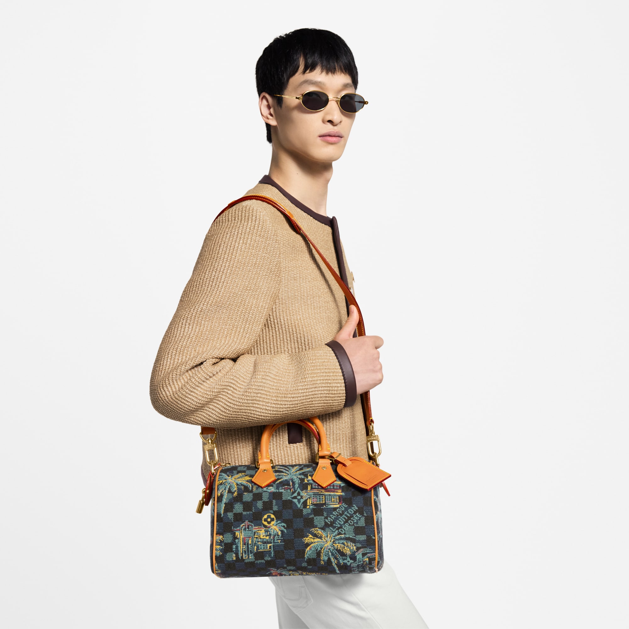 Speedy 25 Bandoulière Damier Other in Bags and Small Leather Goods