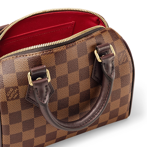 Speedy Bandoulière 20 Damier Ebene in Women's Handbags All Handbags for Women collections by Louis Vuitton (Product zoom)