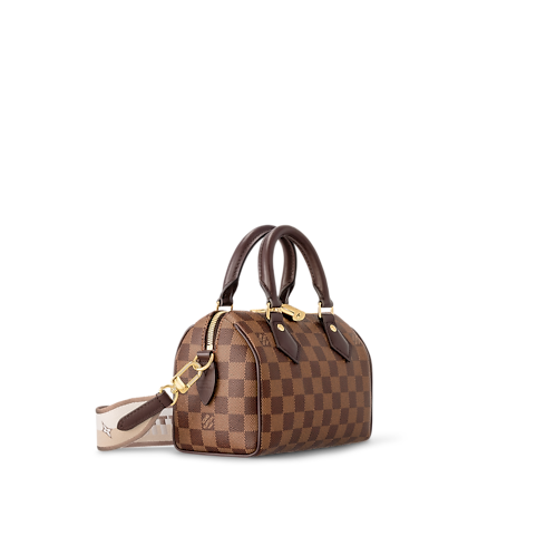 Speedy Bandoulière 20 Damier Ebene in Women's Handbags All Handbags for Women collections by Louis Vuitton (Product zoom)