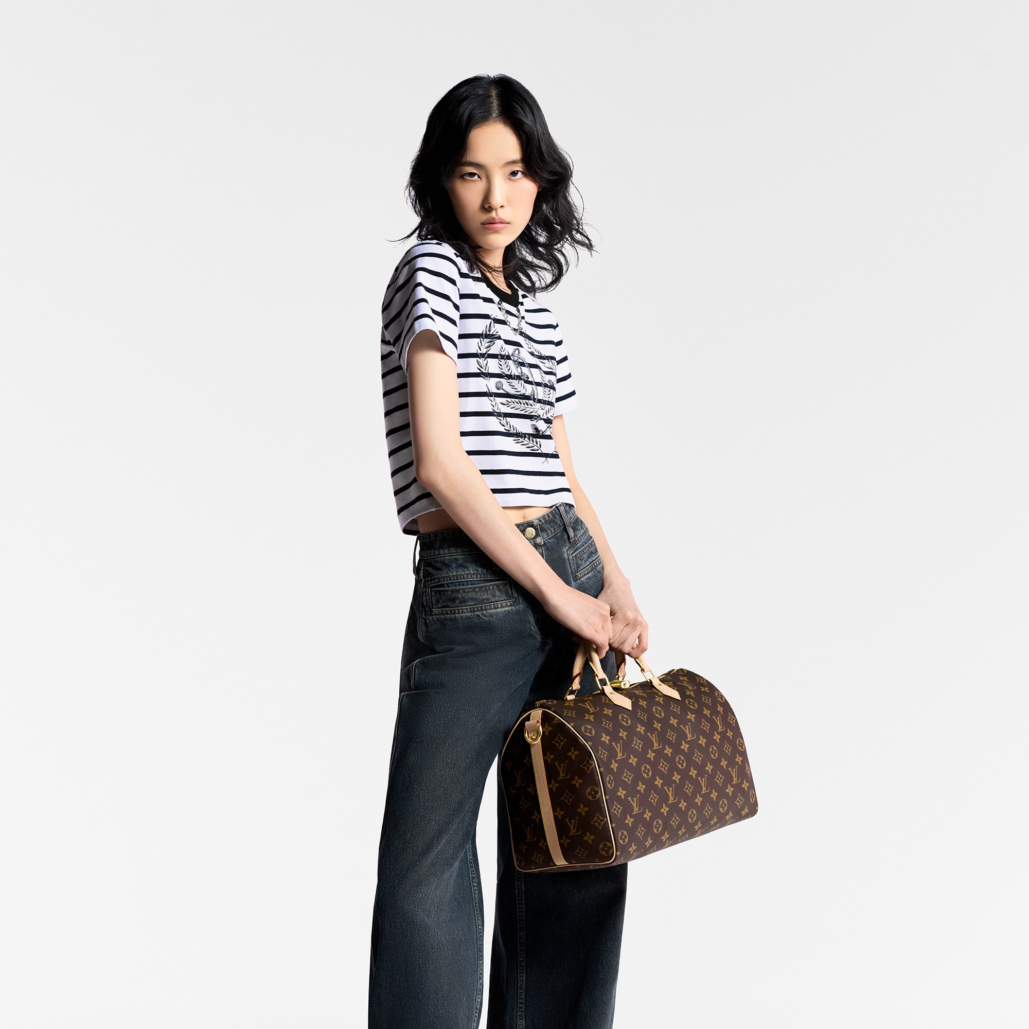 Speedy Bandoulière 35 Monogram in Women