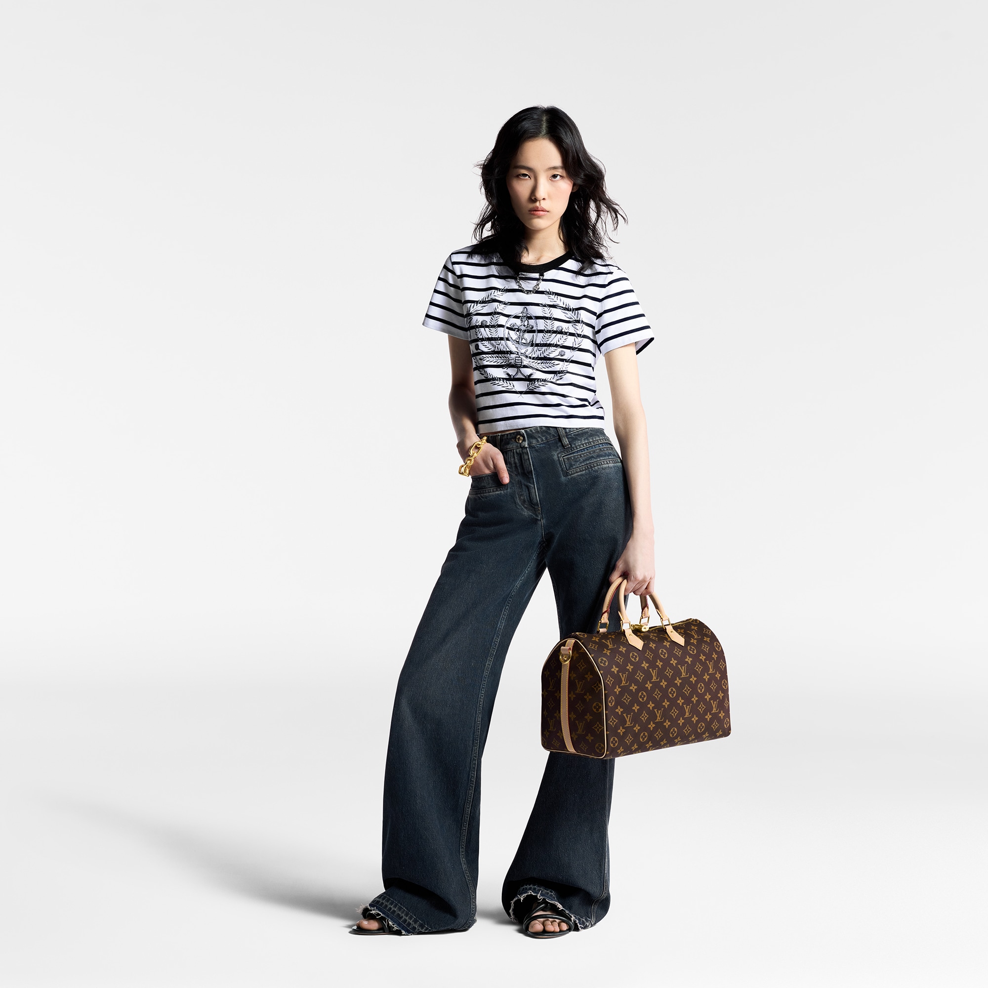 Speedy Bandoulière 35 Monogram in Women