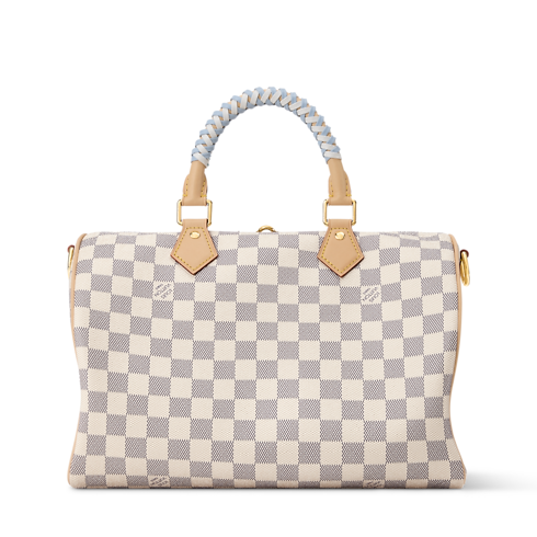 Speedy Soft 30 Damier Azur Canvas in Bags and Small Leather Goods's Women Bags LV Icons collections by Louis Vuitton (Product zoom)