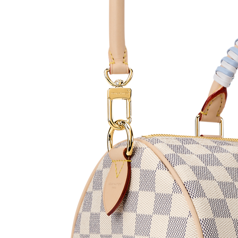 Speedy Soft 30 Damier Azur Canvas in Bags and Small Leather Goods's Women Bags LV Icons collections by Louis Vuitton (Product zoom)