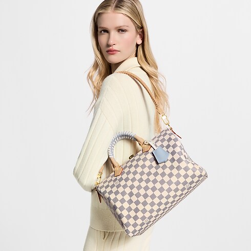 Speedy Soft 30 Damier Azur Canvas in Bags and Small Leather Goods's Women Bags LV Icons collections by Louis Vuitton (Product zoom)