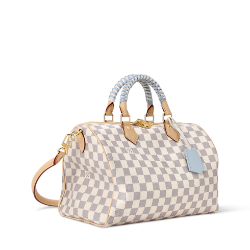 Speedy Soft 30 Damier Azur Canvas in Bags and Small Leather Goods's Women Bags LV Icons collections by Louis Vuitton (Product zoom)