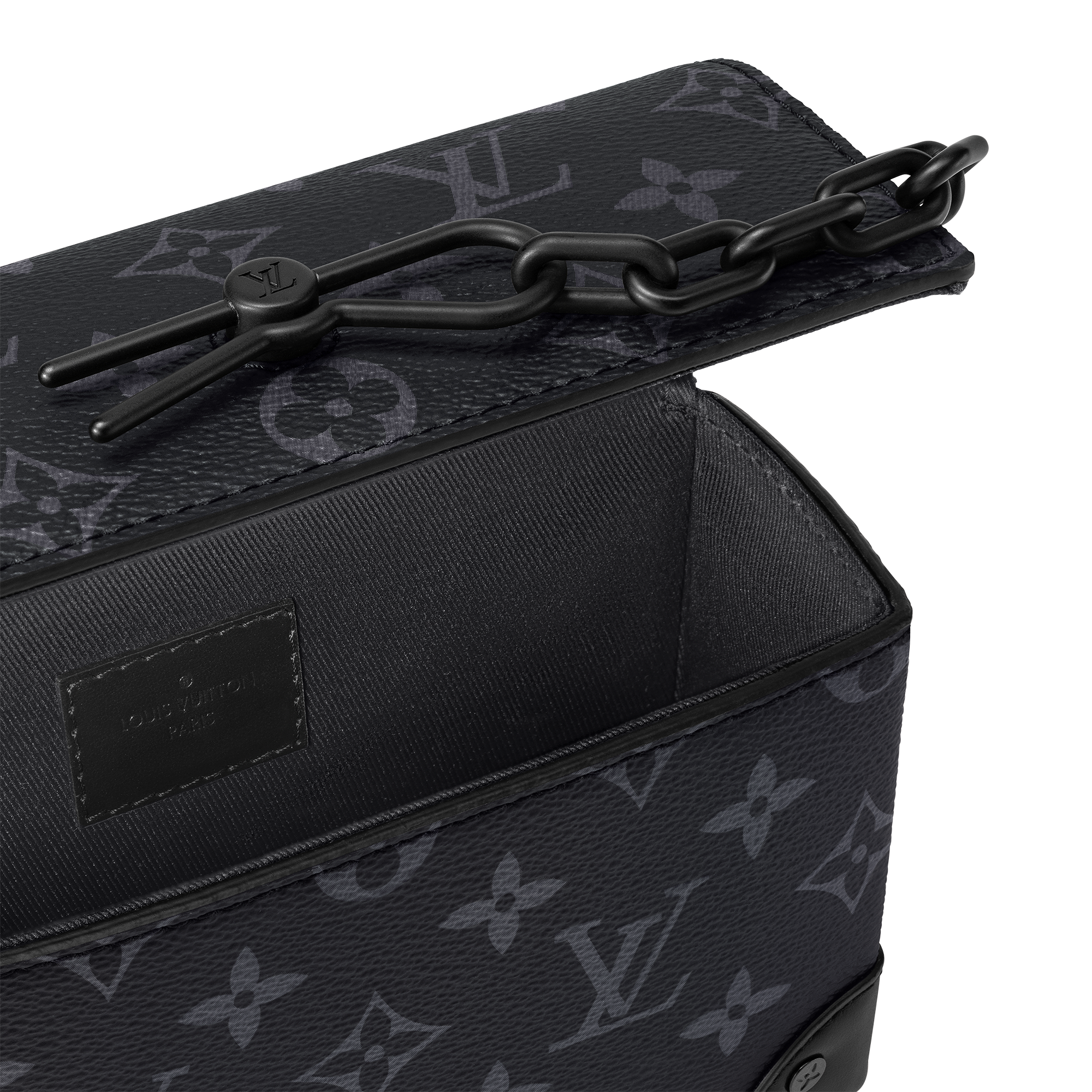 Steamer Wearable Wallet  Monogram Eclipse in Men