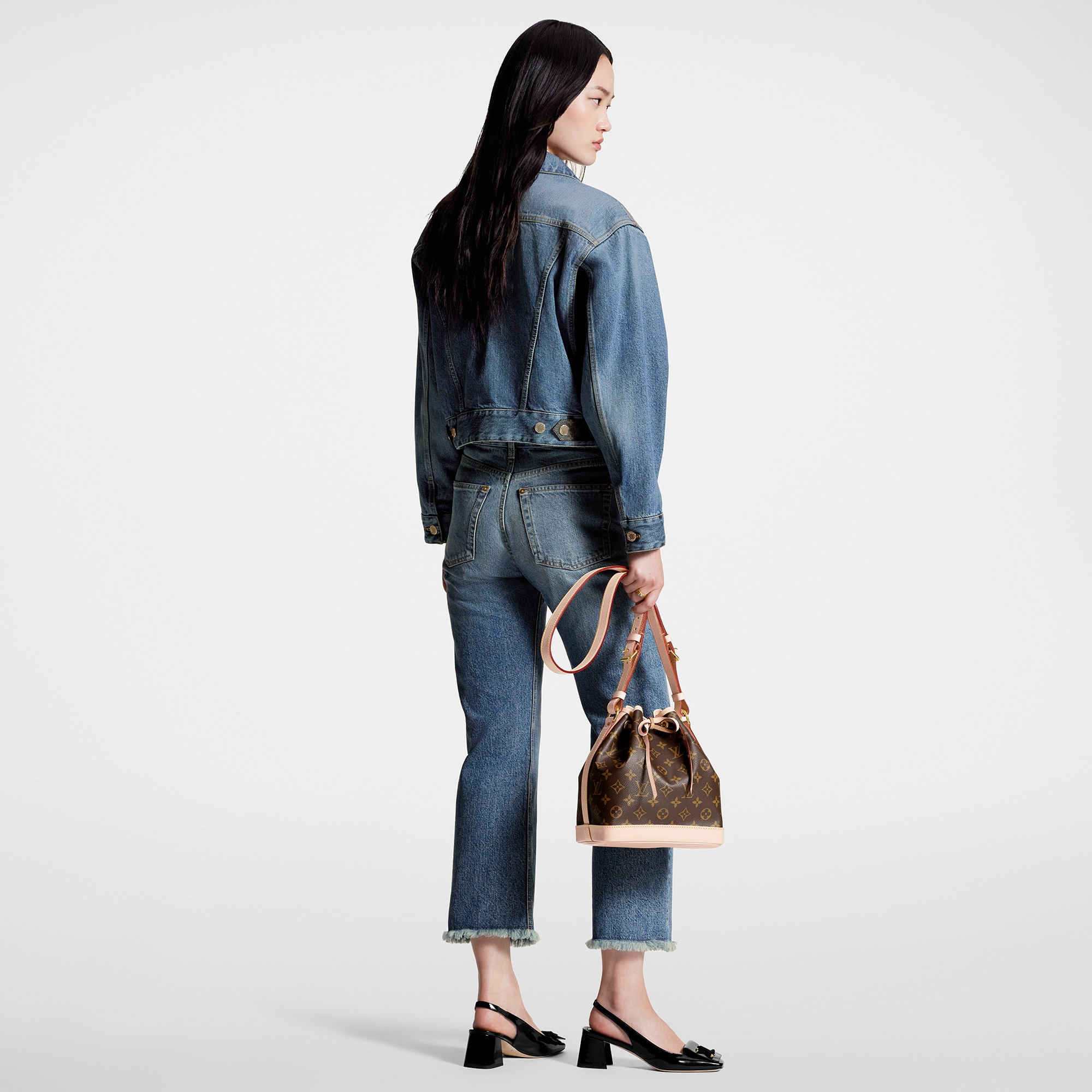 Stonewashed Trucker Jacket   in Women