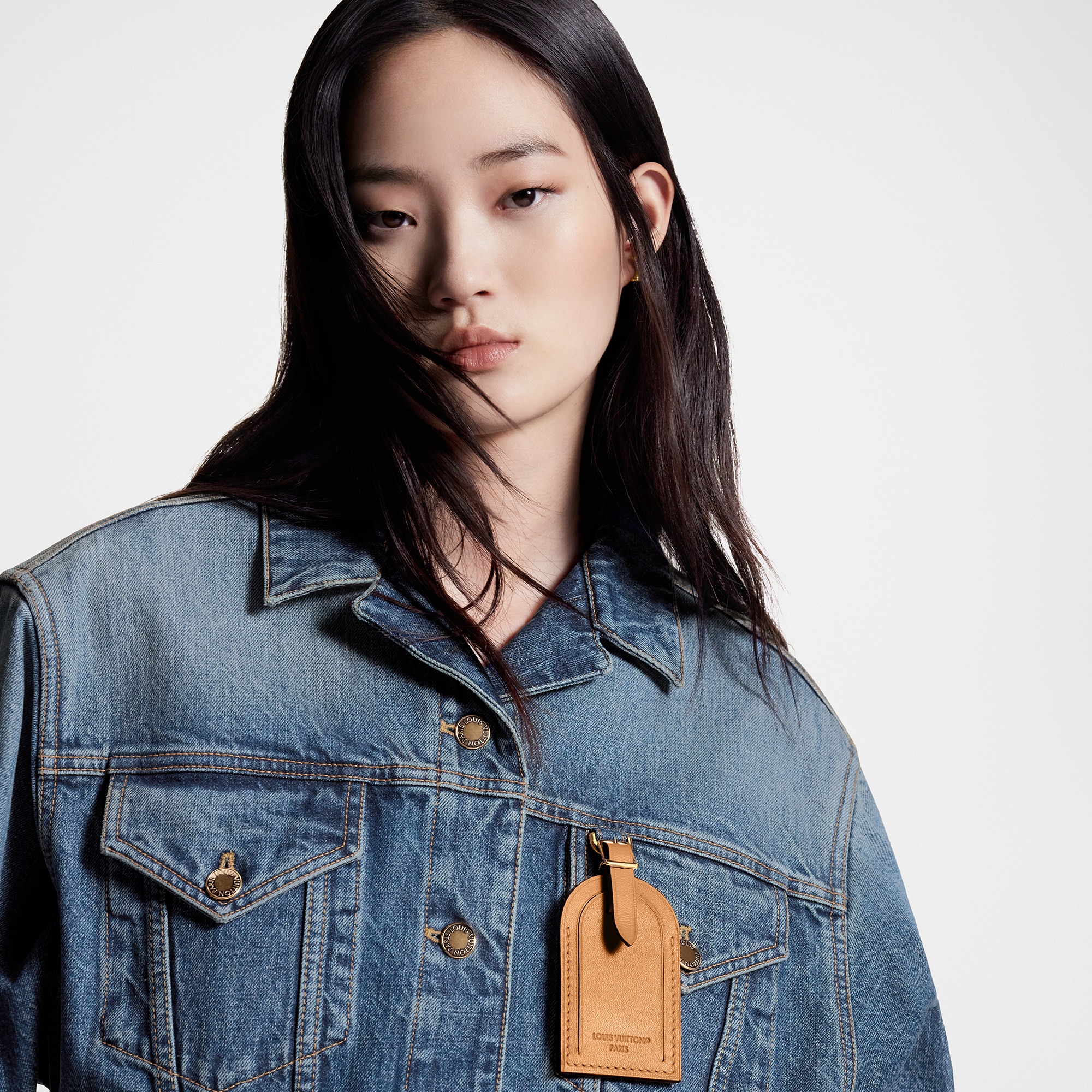 Stonewashed Trucker Jacket   in Women