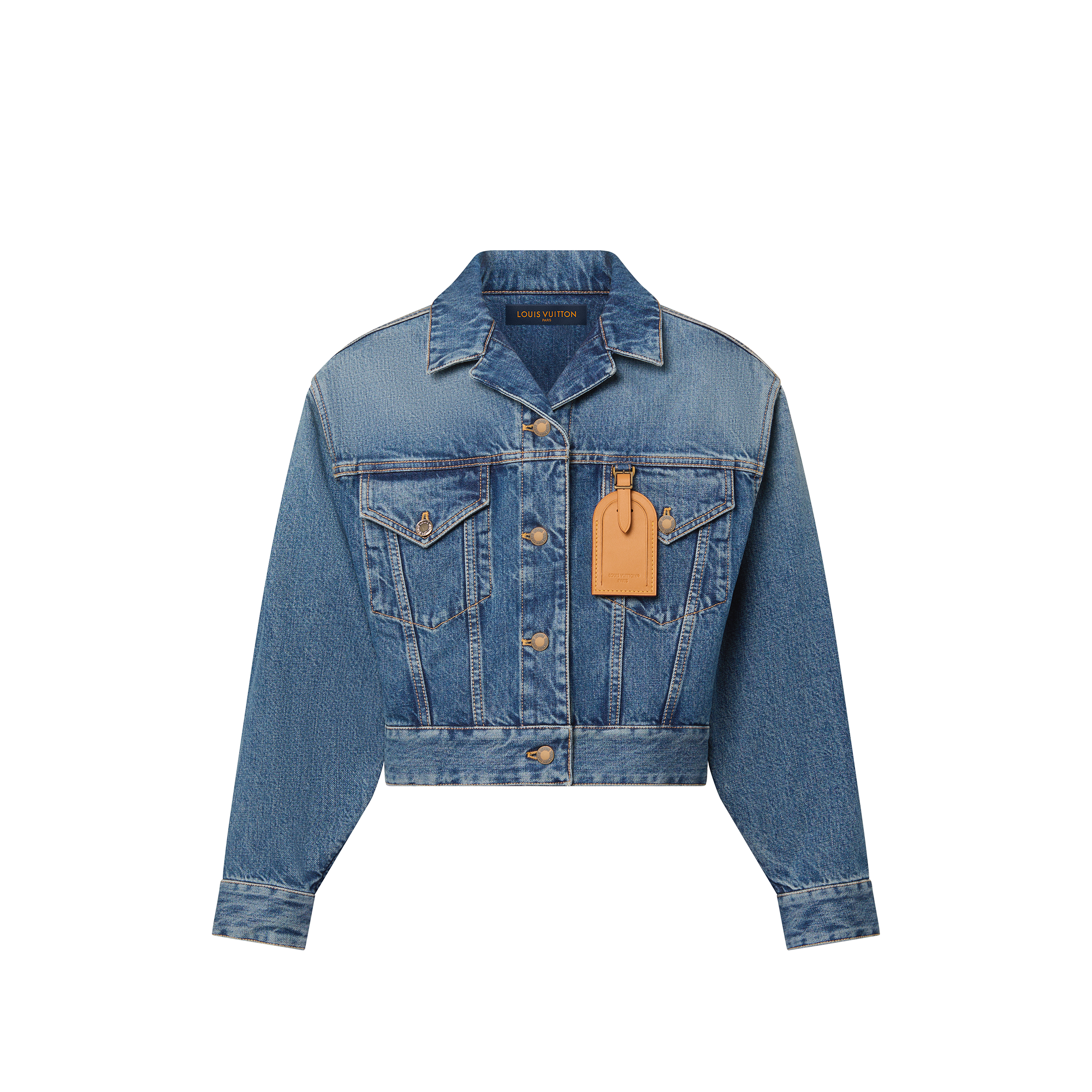 Stonewashed Trucker Jacket   in Women
