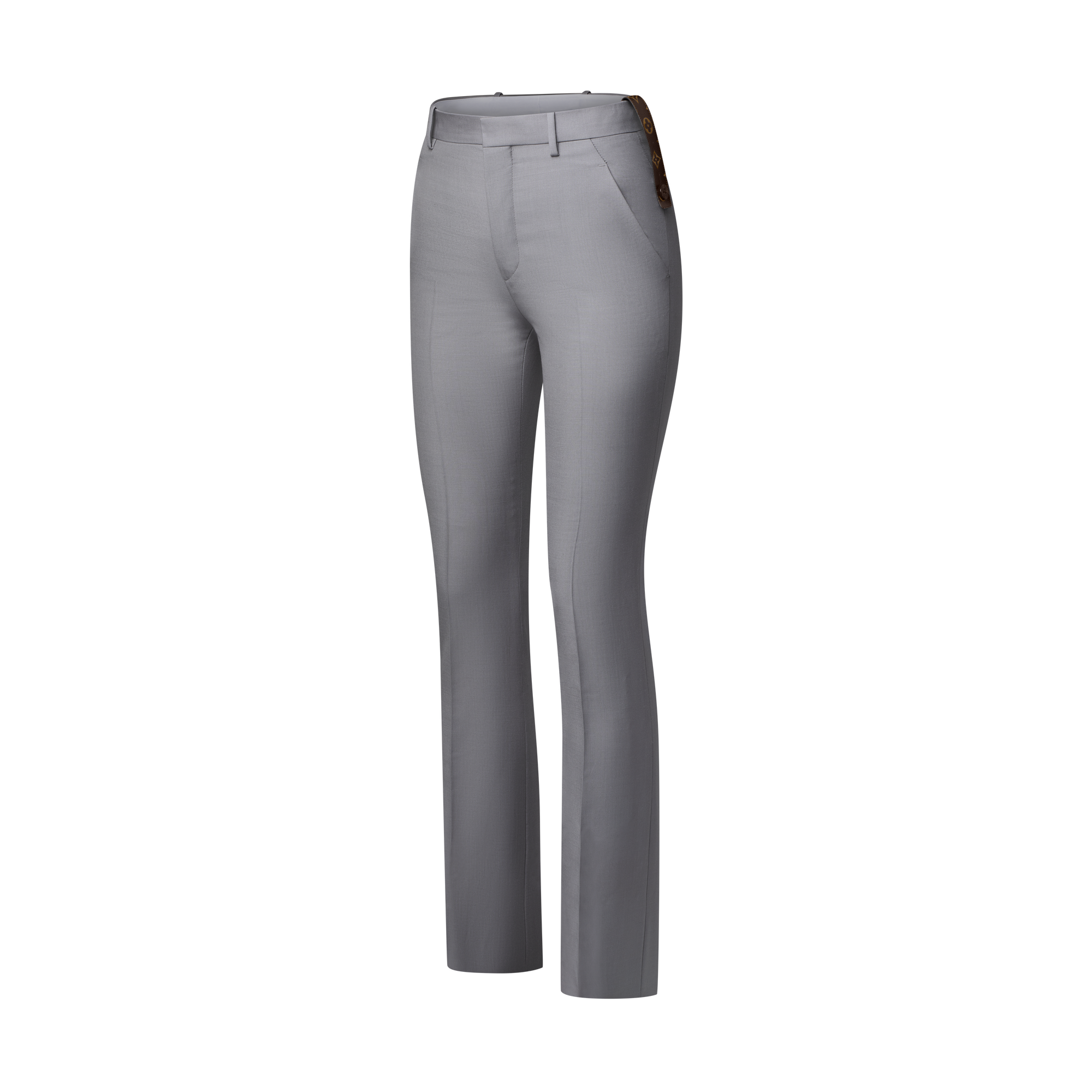 Straight Pants W Side Detail  in Women