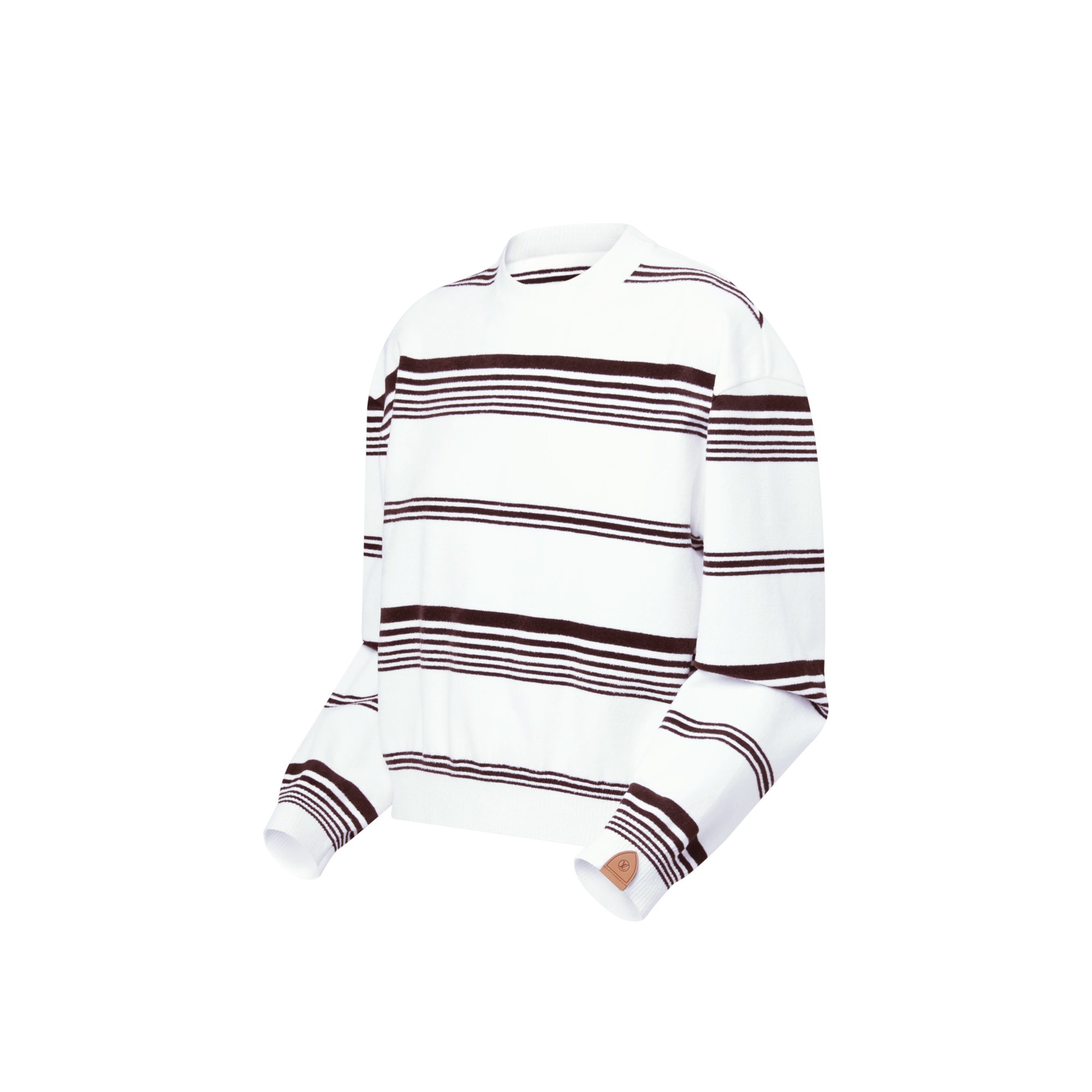 Striped Knit Pullover  in Women