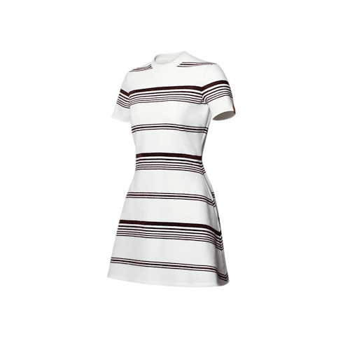 Striped Knit Skater Dress in Women's Ready-to-Wear Dresses collections by Louis Vuitton (Product zoom)