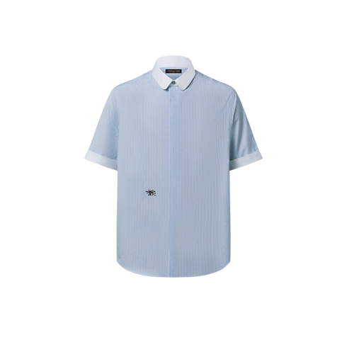 Striped Short-Sleeved Shirt in Men's Ready-to-Wear Shirts collections by Louis Vuitton (Product zoom)