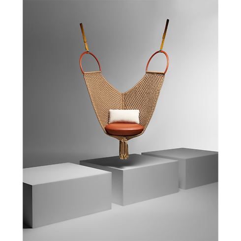 Swing Chair by Patricia Urquiola in Trunks, Travel and Home's Home and Art of Dining Furniture collections by Louis Vuitton (Product zoom)