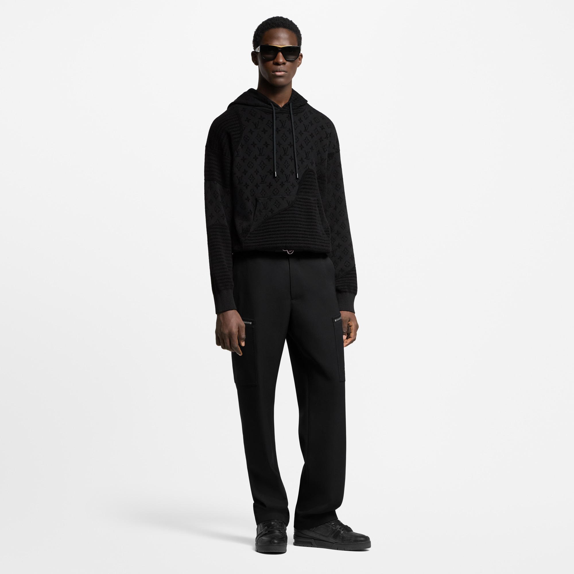 Tailored Wool Cargo Pants   in Men