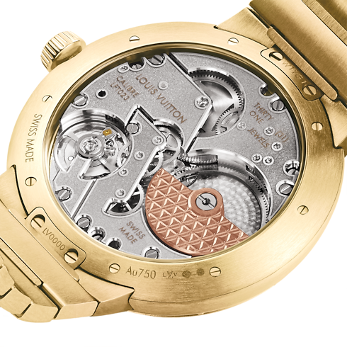 Tambour, Automatic, 40mm, Yellow gold in Watches's All Watches } collections by Louis Vuitton (Product zoom)