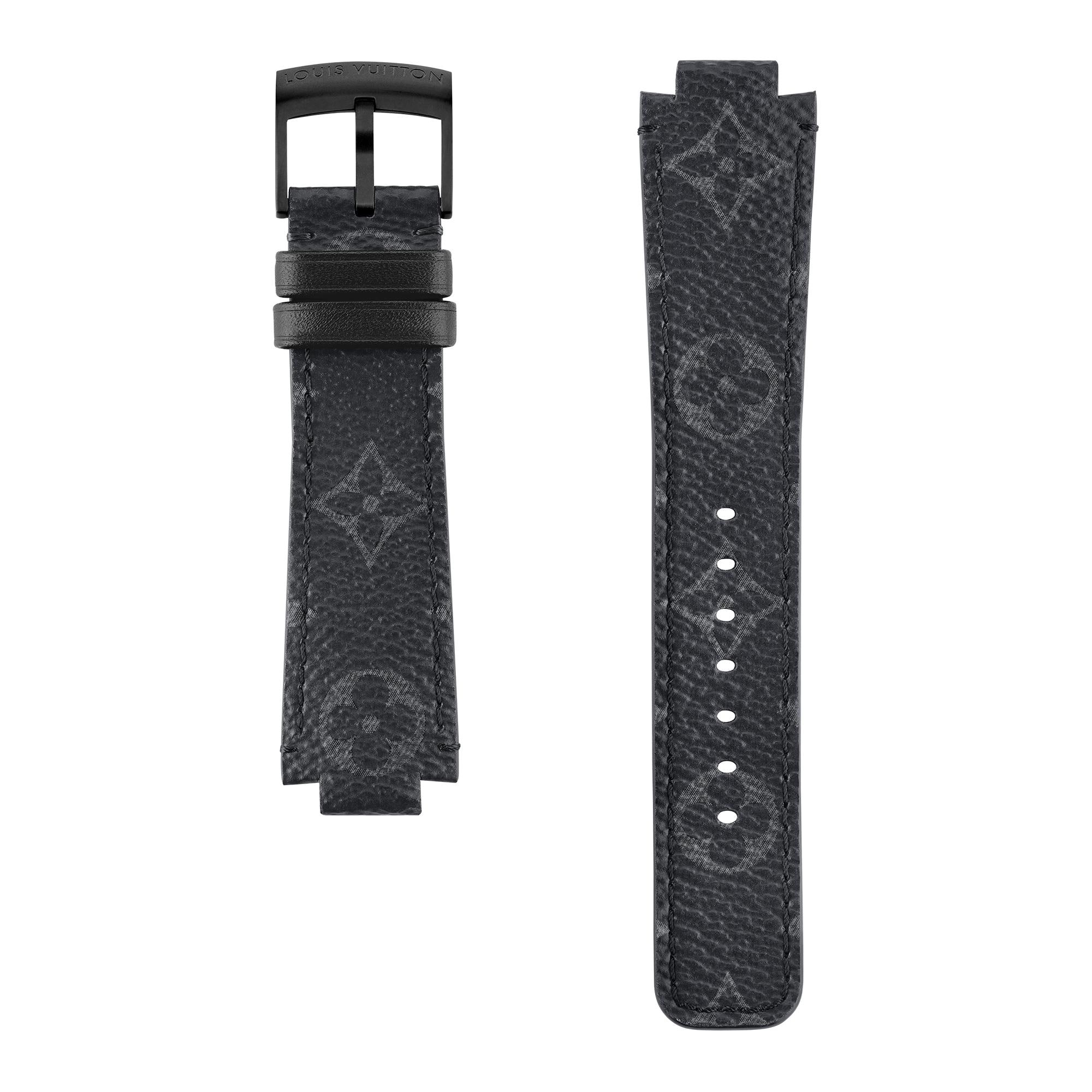 Tambour Monogram Eclipse Canvas Strap  in Les Extraordinaires