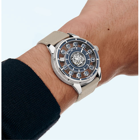 Tambour Spin Time Air Flying Tourbillon, Automatic, 42.5mm, White gold other view
