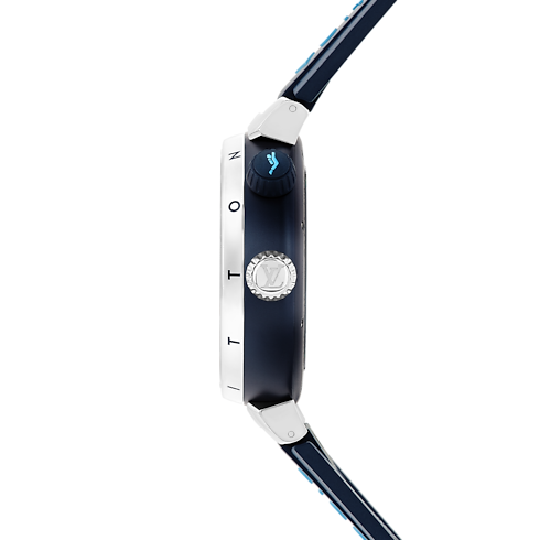 Tambour Street Diver, automatic, 44mm, steel in Watches's All Watches } collections by Louis Vuitton (Product zoom)