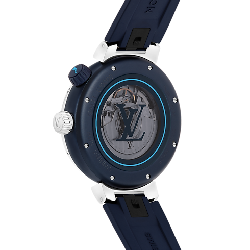 Tambour Street Diver, automatic, 44mm, steel in Watches's All Watches } collections by Louis Vuitton (Product zoom)