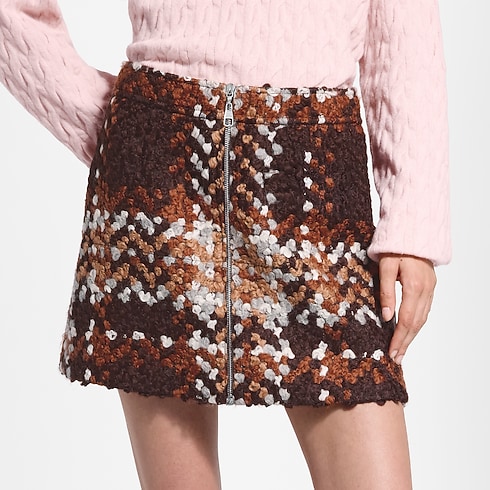 Tartan Tweed Mini Skirt in Women's Ready-to-Wear New In Ready-to-Wear collections by Louis Vuitton (Product zoom)