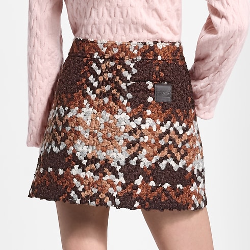 Tartan Tweed Mini Skirt in Women's Ready-to-Wear New In Ready-to-Wear collections by Louis Vuitton (Product zoom)