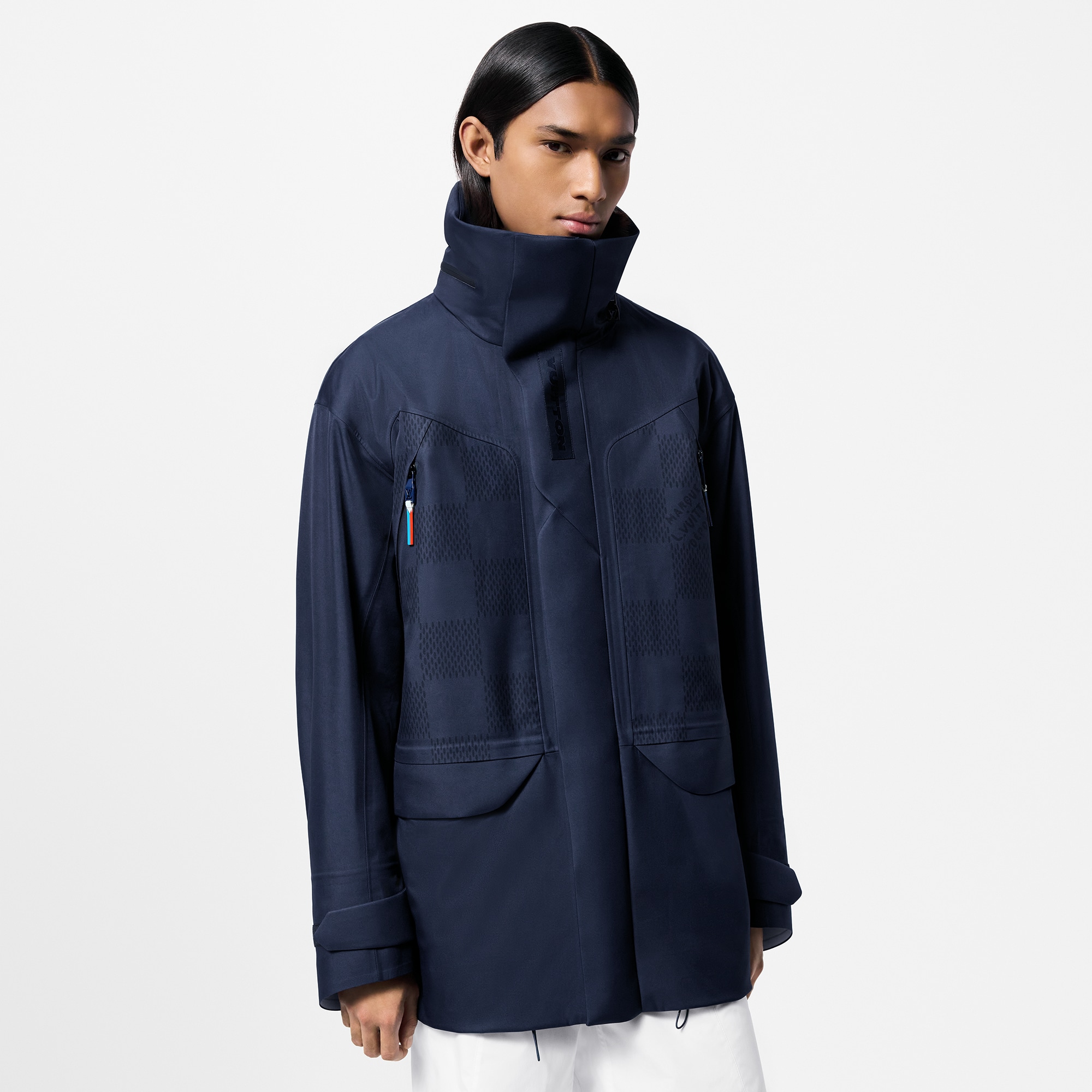 Technical Mid-Length Parka  in Men