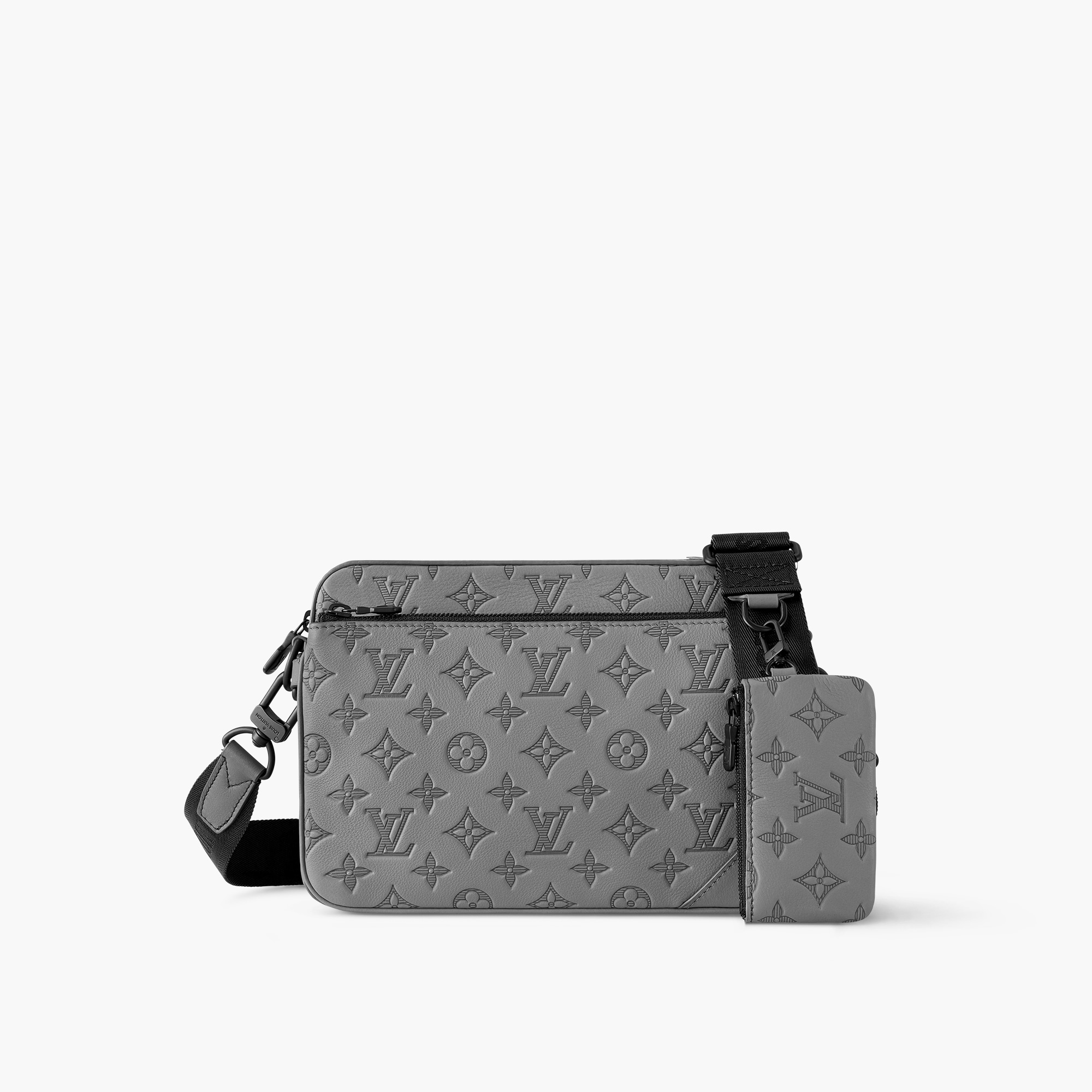 Trio Messenger Monogram Shadow Leather Bags LOUIS VUITTON