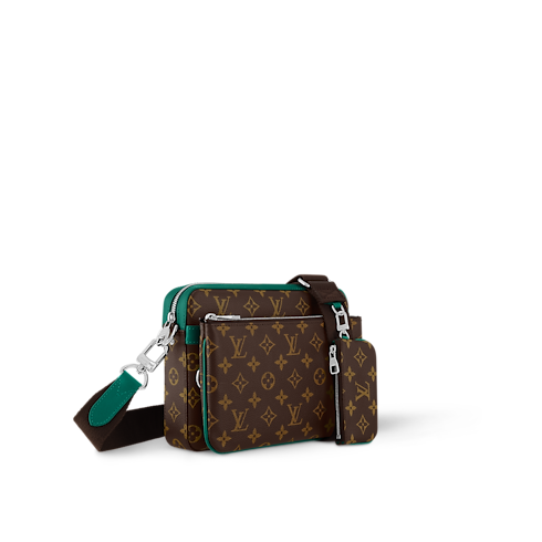 Trio Messenger Monogram Macassar Canvas in Bags and Small Leather Goods's Men Bags Newness collections by Louis Vuitton (Product zoom)