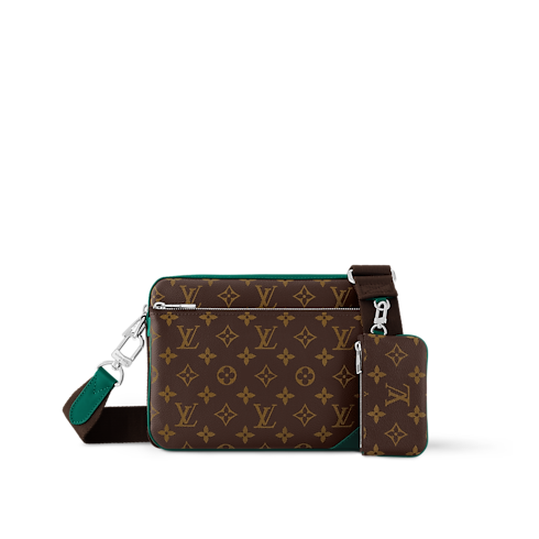 Trio Messenger Monogram Macassar Canvas in Bags and Small Leather Goods's Men Bags Newness collections by Louis Vuitton (Product zoom)