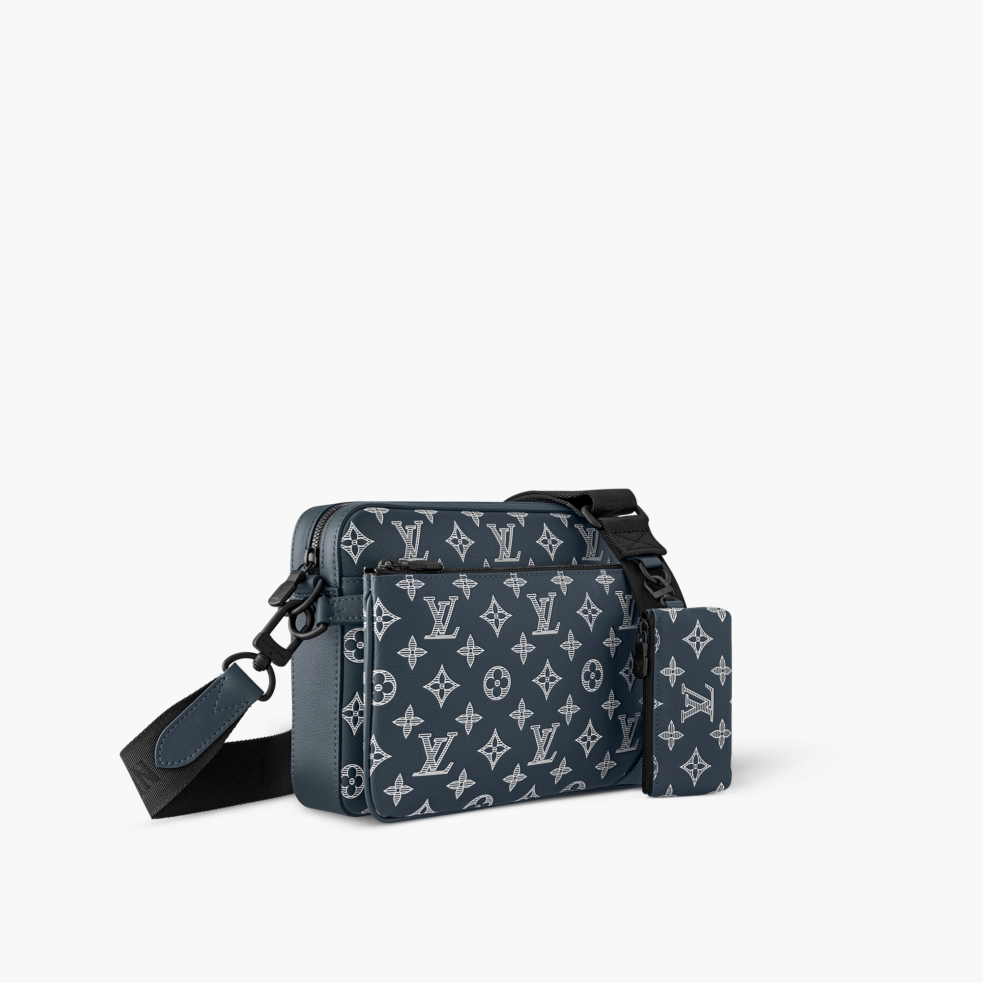 Monogram Shadow Original Lv Sling Bag Trio Messenger